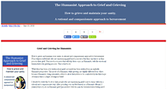 Desktop Screenshot of humanistgrief.com